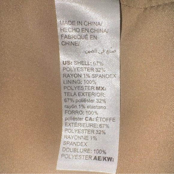 Chicos Black Label sleeveless long vest NWT beige sz 2 (US 12) career wear chic - Picture 6 of 14